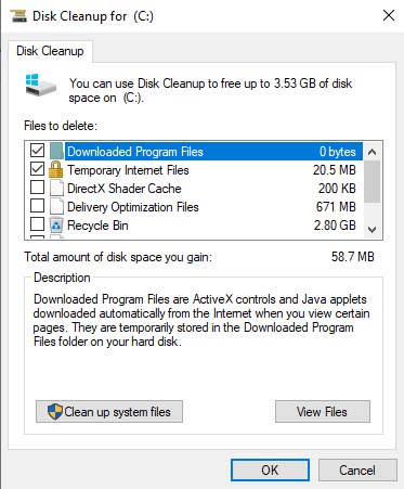 Should I delete Windows setup files and update files