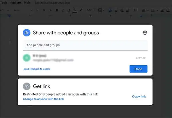 How to chat on Google Docs