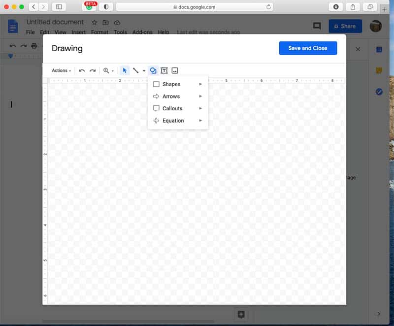 How To Put Shapes In Google Docs