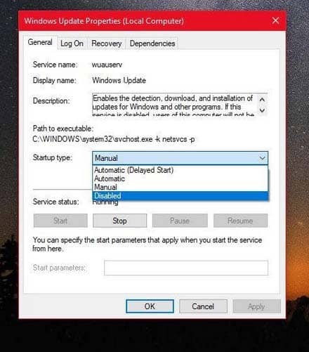 How to stop Windows 10 update in progress and turn off Windows 10 update permanently