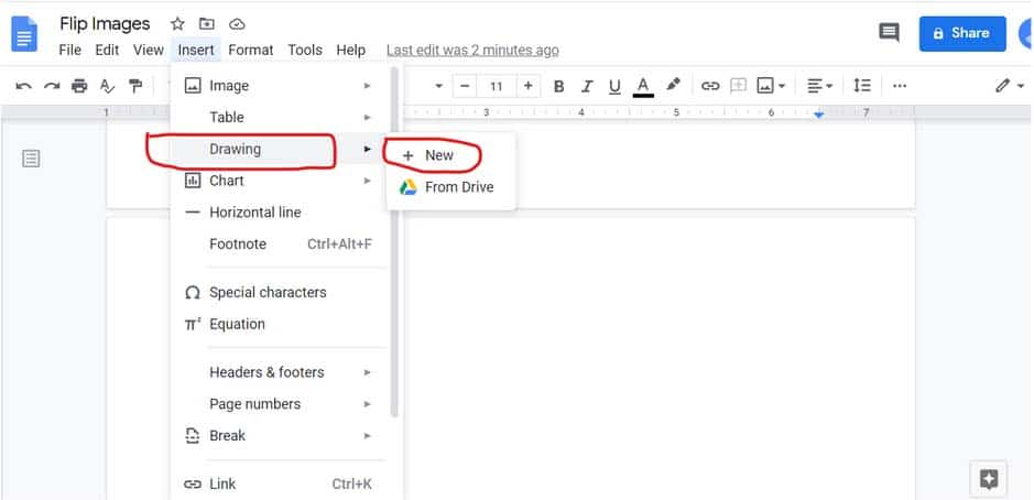 How To Flip Image In Google Docs