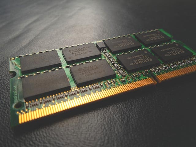 Using virtual memory is faster than just using RAM