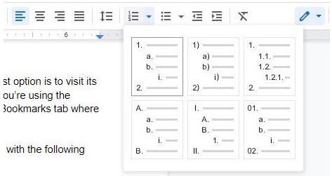 How to add line numbers in Google Docs