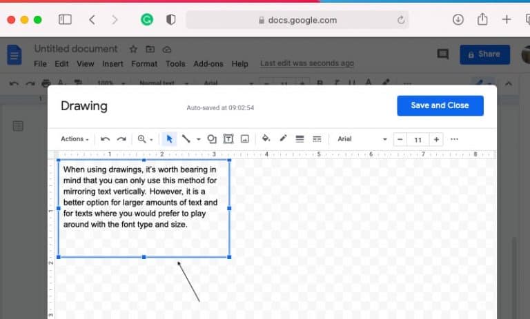 How To Reflect An Image On Google Docs