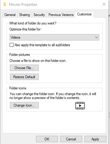 How to change folder icon in Windows 10