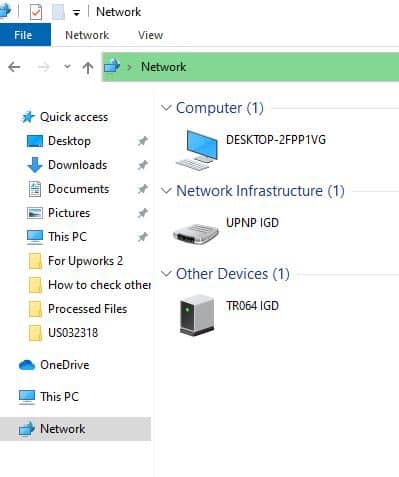 How to see other computers on the network in Windows 10