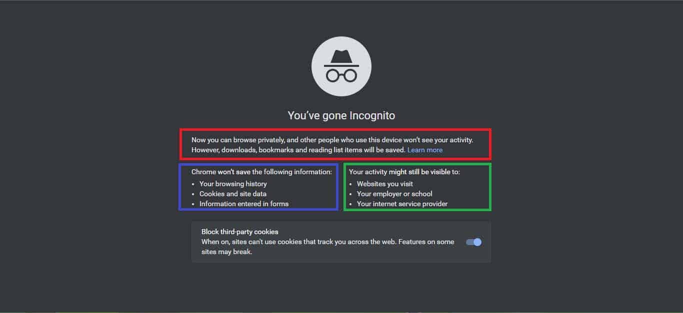 Incognito mode on Google Chrome explained 