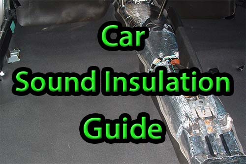 car sound insulation