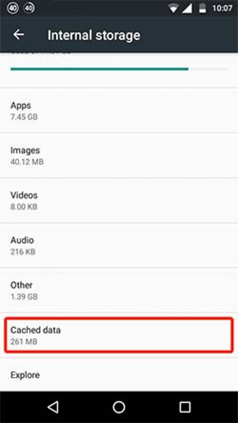 clean android phone cache