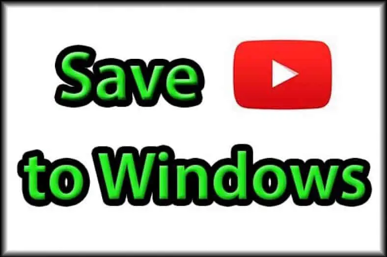 How to Save Youtube videos to computer