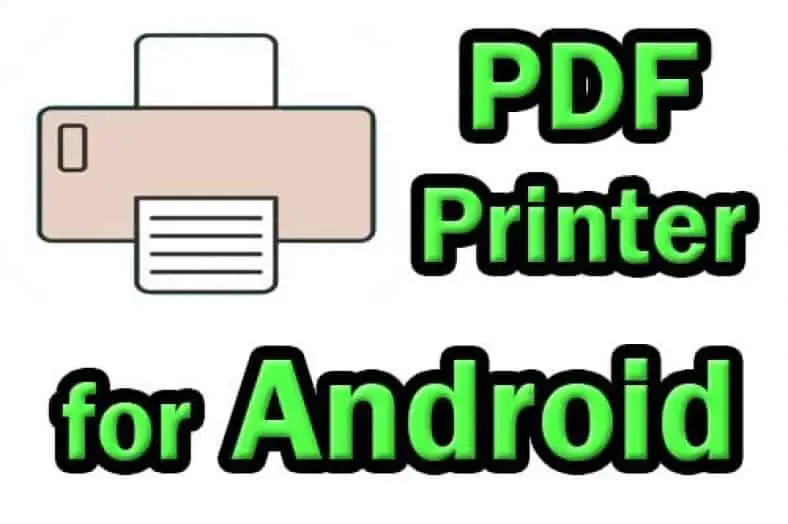 How to print PDF file from Android phone