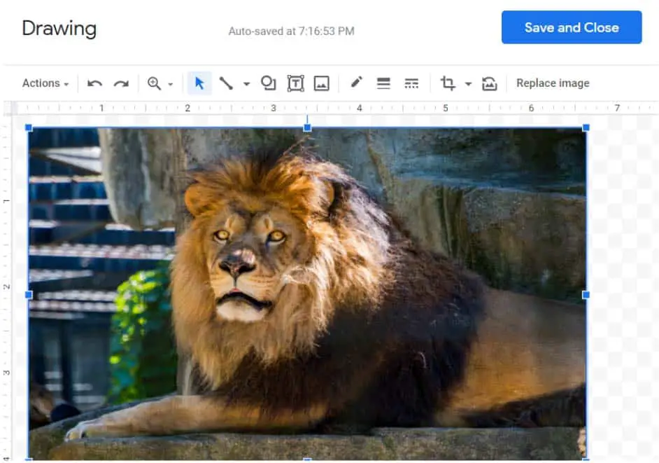 How to flip an image in Google Docs