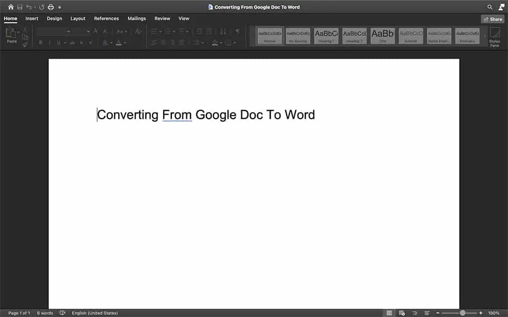 convert word to google doc