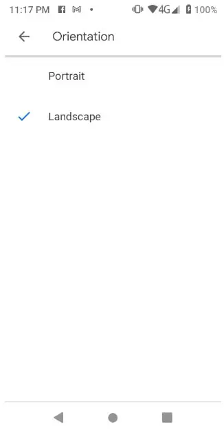 How to make a Google Doc landscape or portrait 3