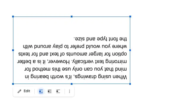 how to change text direction in google docs