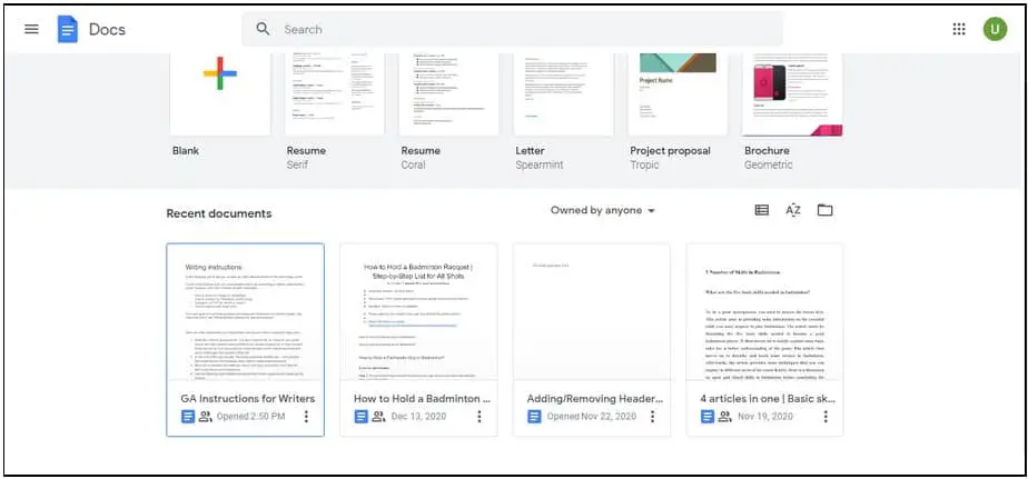 How to print multiple pages on one page Google Docs