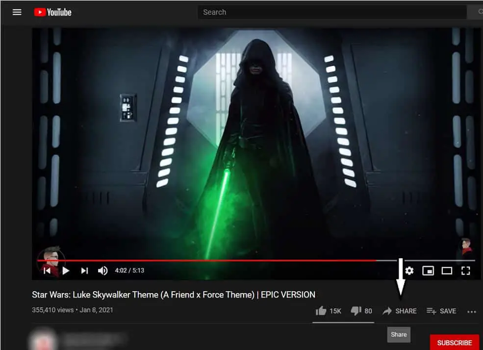 How to start or share a YouTube video at a certain time