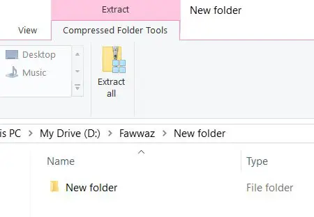 How do I unzip a file without WinZip in Windows 10