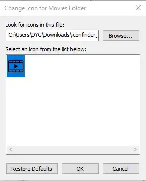 How to change folder icon in Windows 10