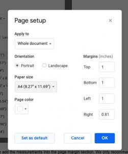 how to change image size in google docs