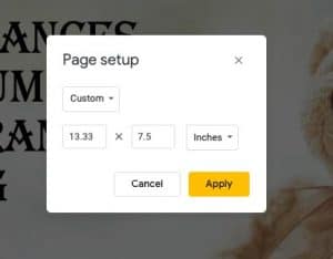 how to change image size in google docs