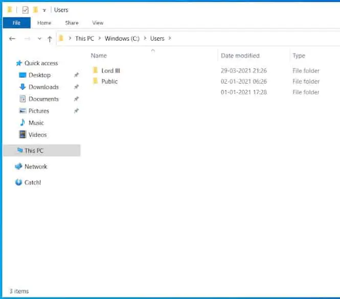 how to change user file name windows 10