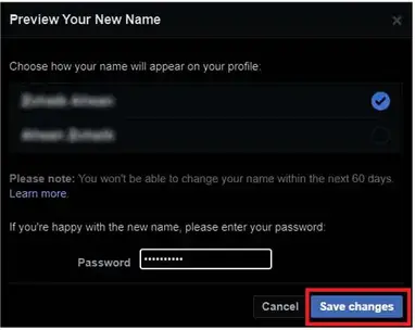 How to change tinder password